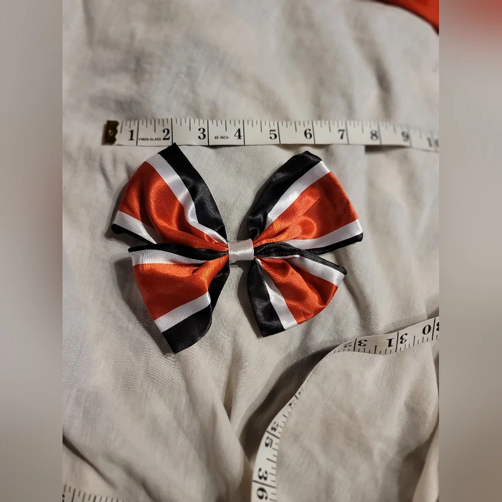 Nwt Girls Small Cheer Leader Set. Red White Size 4 To 6